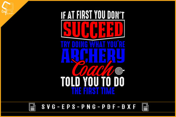 Archery Graphic for Crafts and Digital Products