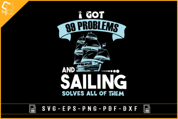 Crazy Funny Sailing Lover T-shirt Design