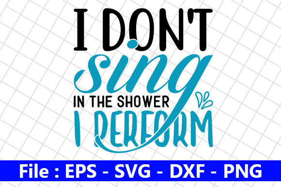 Fun Bathroom Quote Design