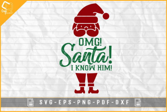 Fun Christmas Santa Vector Design