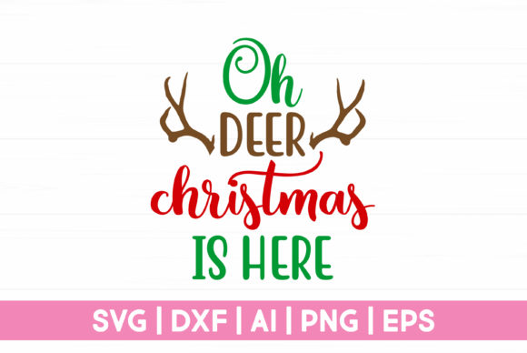 Funny Deer Christmas Tshirts Graphics for Crafts